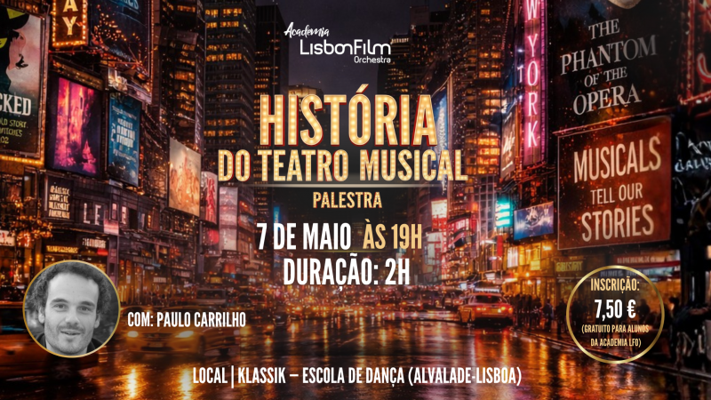 Palestra sobre a História e Evolução do Teatro Musical 